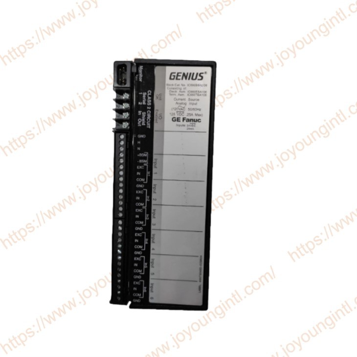 GE FANUC IC660BBA026 GENIUS ANALOG INPUT BLOCK