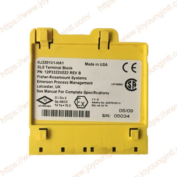 KJ2201X1-HA1 12P3322X022 EMERSON Terminal Block